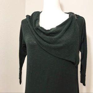 Laila Jayde (Stitch Fix) Hunter Green Cowl Neck